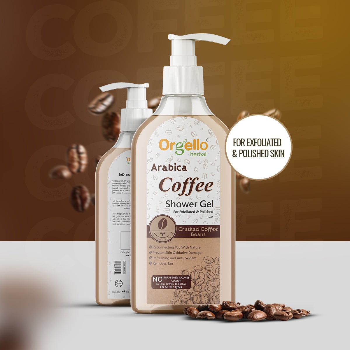 Arabica Coffee Shower Gel - 300ml - simple